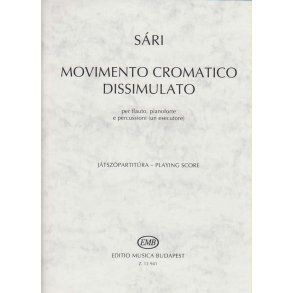 Movimento cromatico dissimulato per flauto, pian : per flauto, pianoforte e percussioni
