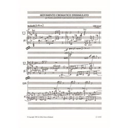 Movimento cromatico dissimulato per flauto, pian : per flauto, pianoforte e percussioni