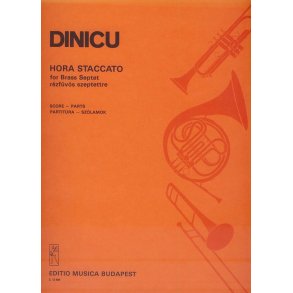 Hora Staccato für Blechbläserseptett : für Blechbläserseptett