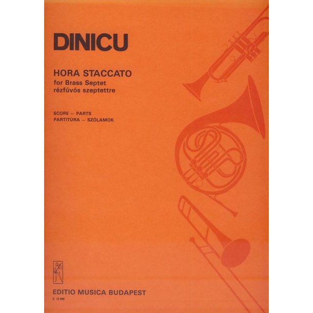 Hora Staccato f&uuml;r Blechbl&auml;serseptett : f&uuml;r Blechbl&auml;serseptett