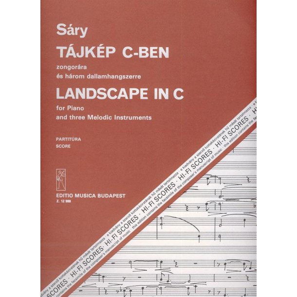 Landschaft in C f&uuml;r Klavier und drei Melodie-Ins : f&uuml;r Klavier und drei Melodie-Instrumente