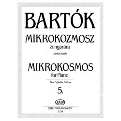 Mikrokosmos for piano 5 : New Definitive Edition