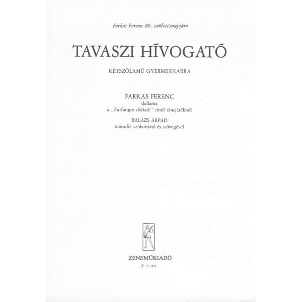 Tavaszi hivogat&oacute;