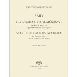 A Continuity of rotative chords : for flute and piano or two flutes and two pianos