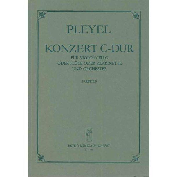 Konzert C-Dur Vc (Fl-Klar) + O