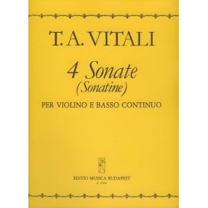 4 Sonate (Sonatine) Per Violino E Basso Continuo