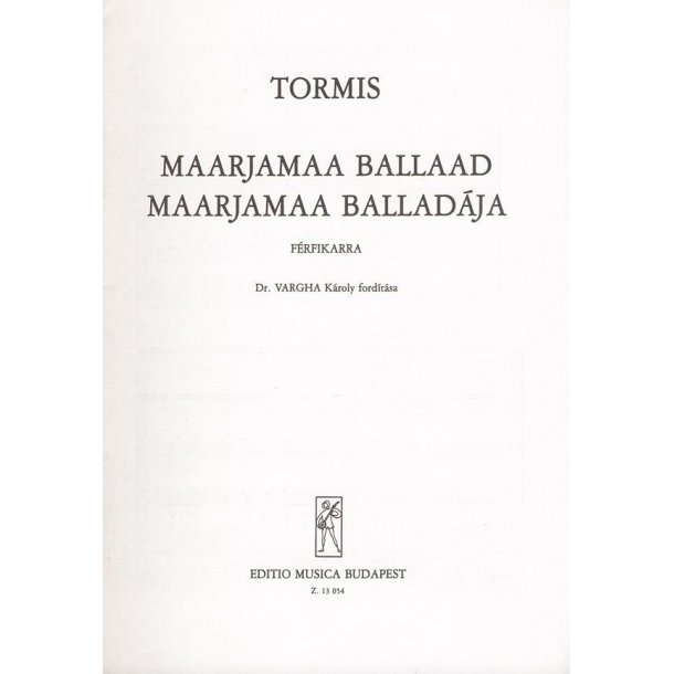 Maarjamaa ballad&aacute;ja