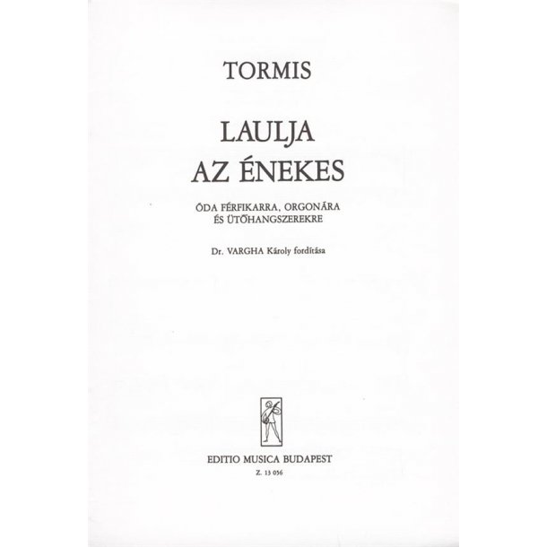 Az &eacute;nekes - &Oacute;da f&eacute;rfikarra, orgon&aacute;ra &eacute;s