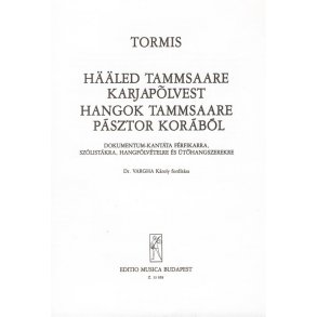 Hääleed Tammsaare karjapolvest : hangfelvételre és ütöhangszerekre