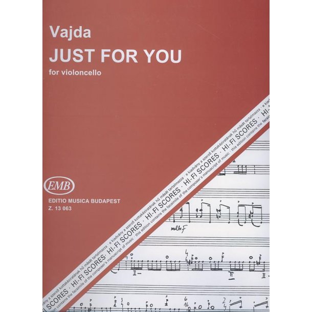 Just for You f&uuml;r Violoncello : f&uuml;r Violoncello