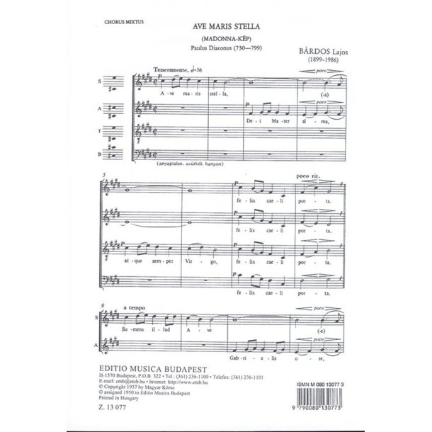 Ave Maris Stella (Madonna Kep)