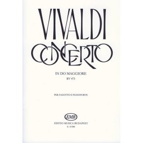 Concerto in do maggiore per fagotto, archi e cZa : per fagotto, archi e cembalo, RV 473 (F. VIII. No. 9, P.V. 90)