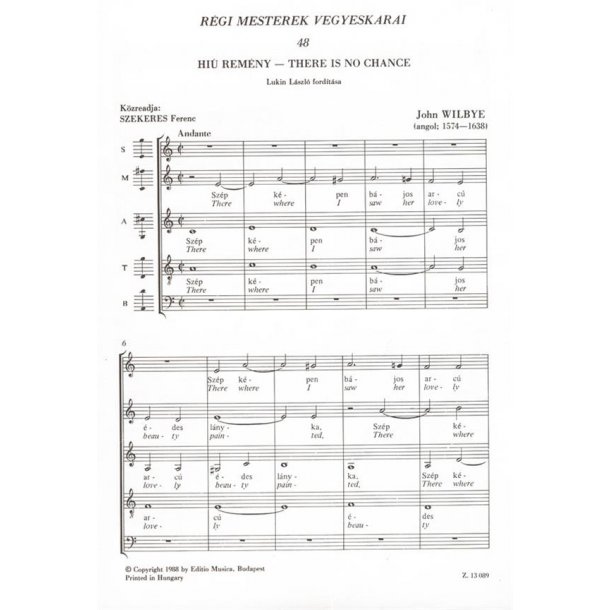 Old Masters' Mixed Choruses V48