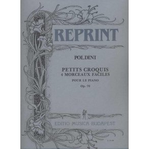 Petits croquis op. 76 4 morceaux faciles : 4 morceaux faciles