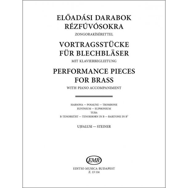 Vortragsst&uuml;cke f&uuml;r Blechbl&auml;ser : f&uuml;r Blechbl&auml;ser