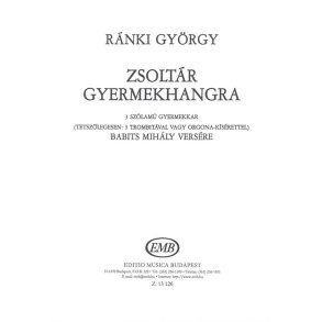 Zsoltár gyermekhangra