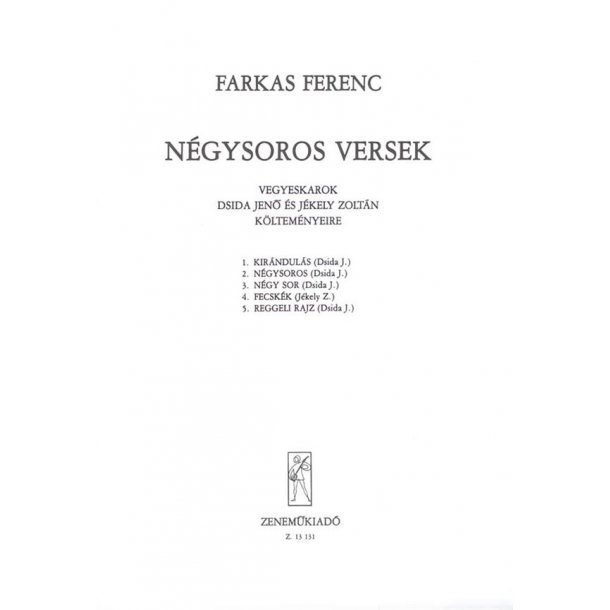 N&eacute;gysoros versek