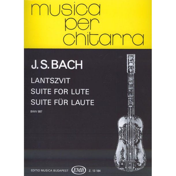 Suite f&uuml;r Laute, BWV 997