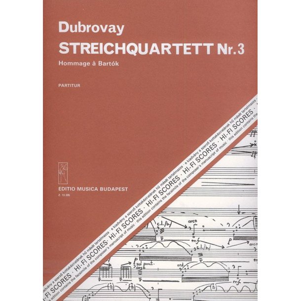 Streichquartett Hommage a Bartok : Hommage &agrave; Bart&oacute;k