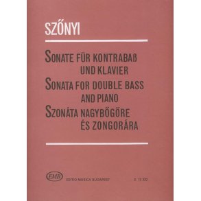 Sonate für Kontrabass und Klavier : für Kontrabass und Klavier