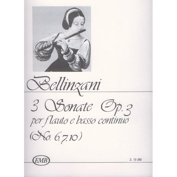 3 Sonaten : F&uuml;r Fl&ouml;te und Basso Continuo