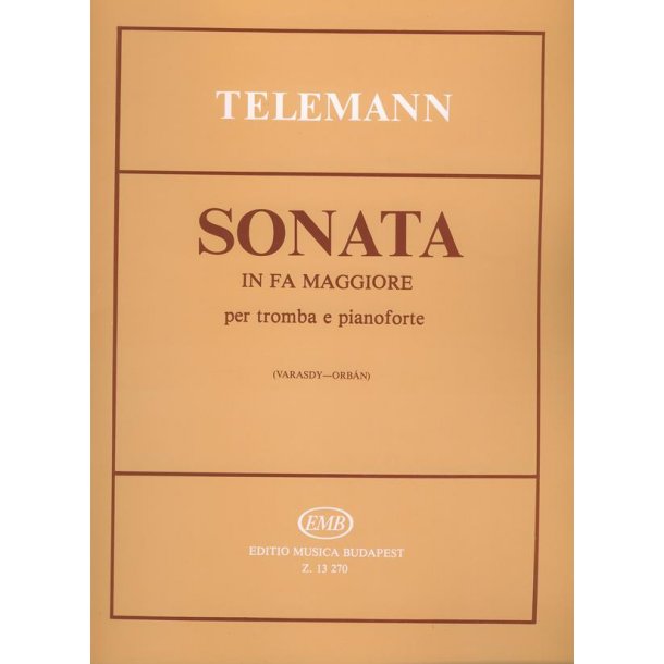 Sonata in fa maggiore per tromba e pianoforte : per tromba e pianoforte