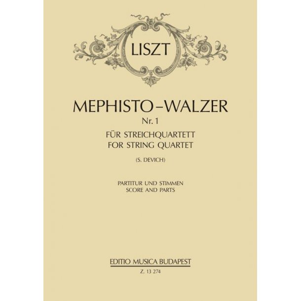 Mephisto-Walzer Nr. 1 f&uuml;r Streichquartett