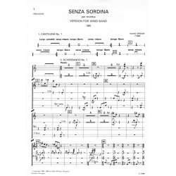 Senza Sordina : Trumpet and Wind Band