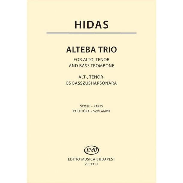 Alteba trio : f&uuml;r Alt-, Tenor- und Bassposaune