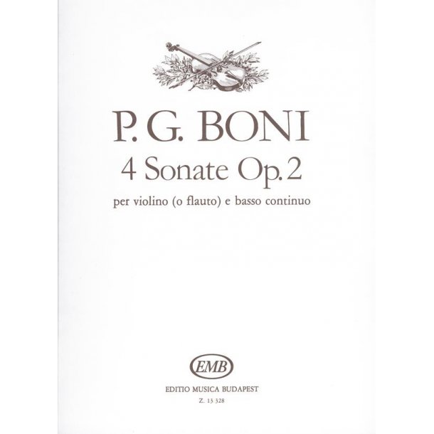 4 Sonate per violino e basso continuo op. 2