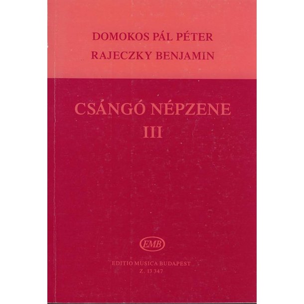 Cs&aacute;ng&oacute; Folksongs V3