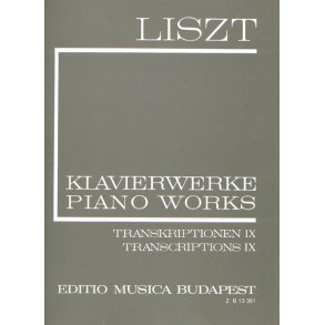 Transcriptions IX (II/24) : Liederkreis von L. van Beethoven, 24 Stücke für Violine und Klavier von Ferdinand David, etc.