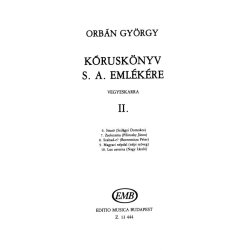 Chorus Book in Memory S. A. II.