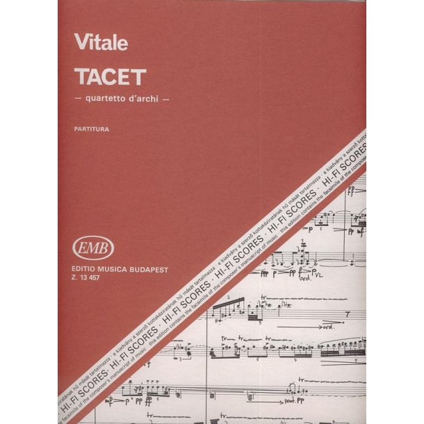 Tacet : quartetto d'archi