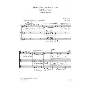 Hat gyermek- vagy leánykar