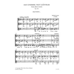 Hat gyermek- vagy leánykar