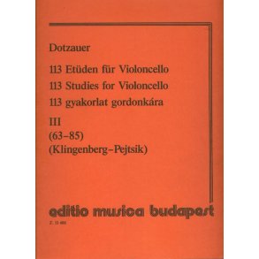 113 Etüden - Volume 3