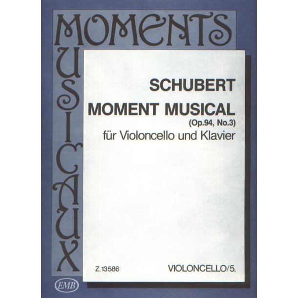 Moment musical op. 93, No. 3