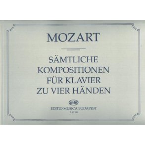 Sämtliche Kompositionen für Klavier zu vier Händen : Sonaten (KV 19, 381, 358, 497, 521, 357), Andante KV 501