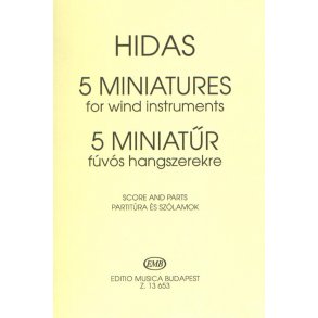 5 Miniaturen für Blasinstrumente (zwei Klarinett : (zwei Klarinetten, zwei Hörner und zwei Fagotte)