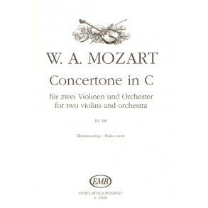 Concertone in C für zwei Violinen und Orchester : für zwei Violinen und Orchester
