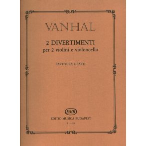 Zwei Divertimentos Für Zwei Violinen Und Violoncel