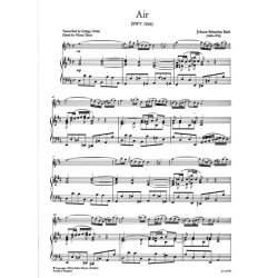 Air (BWV 1068-II) f&uuml;r Violine und Klavier : f&uuml;r Violine und Klavier