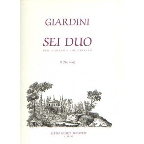 Sei Duo Per Violino E Violoncello Ii (No. 4-6)