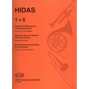 1+5 Sextett für Bassposaune und Bläserquintett : Sextett für Bassposaune und Bläserquintett