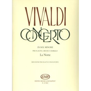Concerto in sol minore per flauto, archi e cZalo : per flauto, archi e cembalo RV 439 (F. VI. No. 13, P.V. 342)