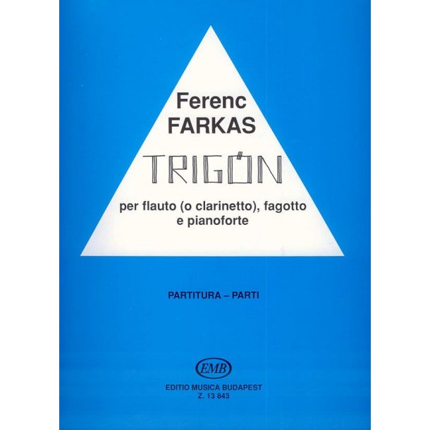 Trigon : f&uuml;r Fl&ouml;te (Klarinette), Fagott und Klavier