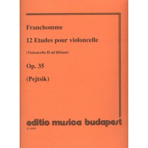 12 Etüden op. 35 (Violoncello II ad lib.) : (Violoncello II ad lib.)