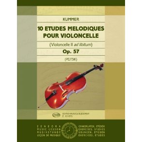 10 etudes melodiques op. 57 (Violoncello II ad li : (Violoncello II ad lib.)