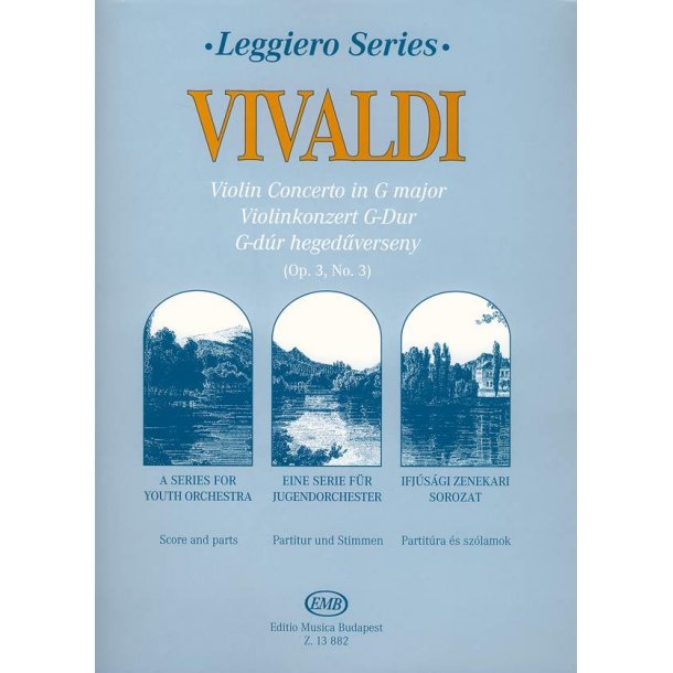 Violinkonzert G-dur op. 3, No. 3 RV 310 : per violino, archi e basso continuo RV 310 (F. I. 173, P.V. 96)